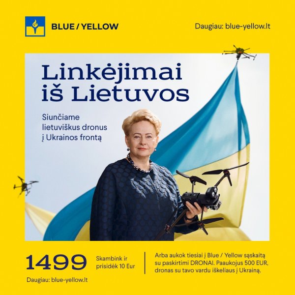 Paramos akciją Ukrainai - „Linkėjimai iš Lietuvos“
