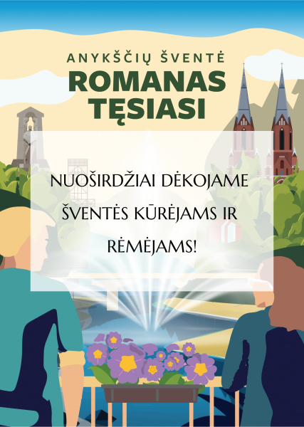Padėka šventės organizatoriams ir rėmėjams!