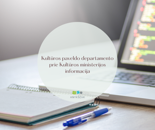 Kultūros paveldo departamento prie Kultūros ministerijos informacija