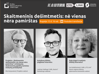 „Skaitmeninis dešimtmetis: nė vienas nėra pamirštas“ ir vėl kviečia į nuotolinę paskaitą