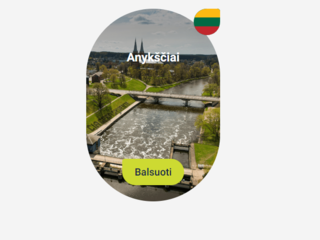 Lėktuvas su užrašu „Anykščiai“ (balsavimas)