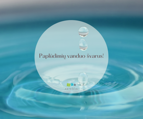 Paplūdimių vanduo švarus!