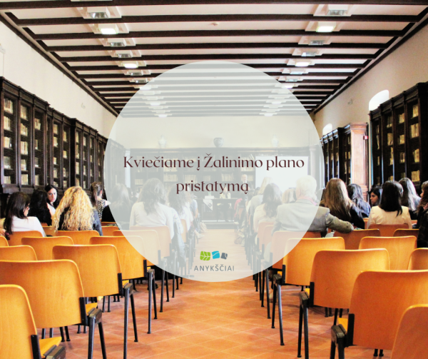 Kviečiame į Žalinimo plano pristatymą 