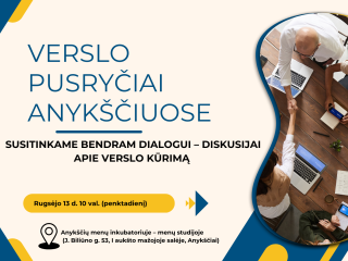Verslo pusryčiai Anykščiuose 