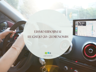 EISMO RIBOJIMAI RUGSĖJO 20–21 DIENOMIS