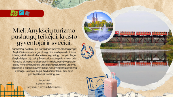Sveikiname turizmo sektoriaus darbuotojus!
