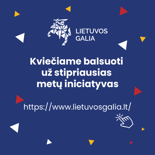 Projekte „Lietuvos galia” ir anykštėnų projektai (balsavimas)