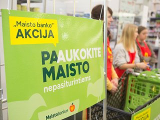 Jau šį penktadienį „Maisto banko“ akcija: daugėja būtiniausių produktų įsigyti negalinčių...