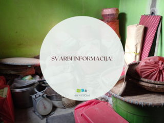 SVARBI INFORMACIJA!