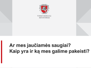 Dėl gyventojų švietimo civilinės saugos klausimais