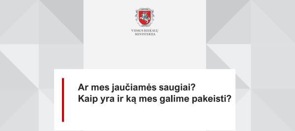 Dėl gyventojų švietimo civilinės saugos klausimais