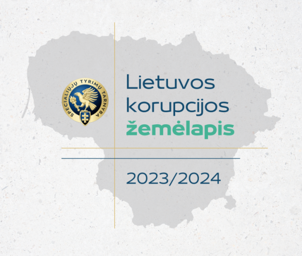 Naujausias Lietuvos korupcijos žemėlapis: kyšių reikalaujama mažiau, tačiau korupcijos problema...