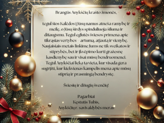Šventinis Savivaldybės mero sveikinimas