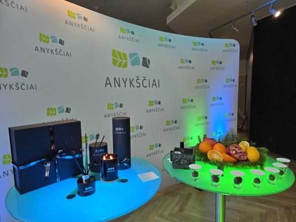 Pristatytas specialiai kurtas Anykščių kvapas