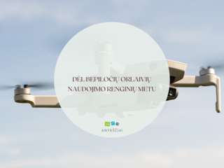 Dėl bepiločių orlaivių naudojimo renginių metu