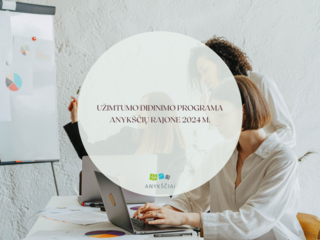 Užimtumo didinimo programa Anykščių rajone 2024 m.