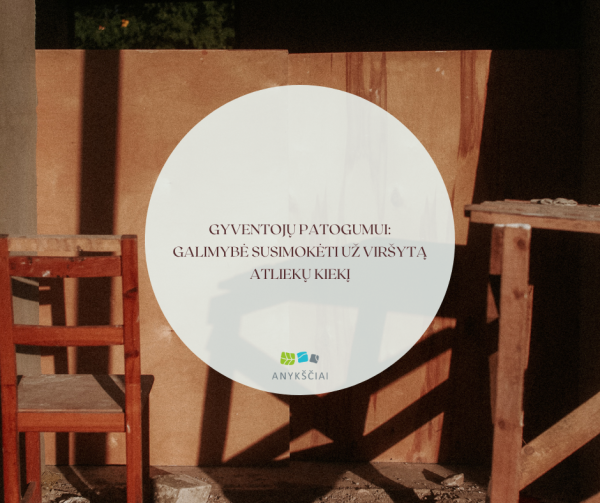 Gyventojų patogumui: galimybė susimokėti už viršytą atliekų kiekį