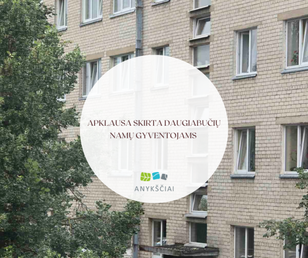 Apklausa skirta daugiabučių namų gyventojams 