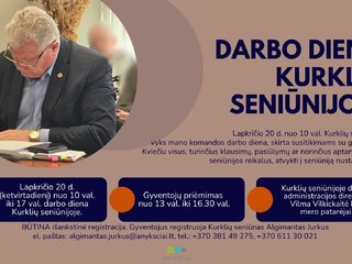 Kvietimas Kurklių seniūnijos gyventojams