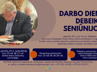 Kvietimas Debeikių seniūnijos gyventojams