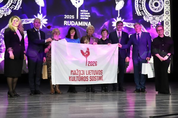 Rudaminoje pasveikintos 2026 metų Mažosios Lietuvos kultūros sostinės