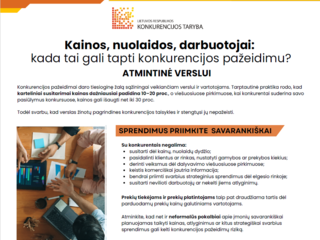 ATMINTINĖ VERSLO ORGANIZACIJOMS 
