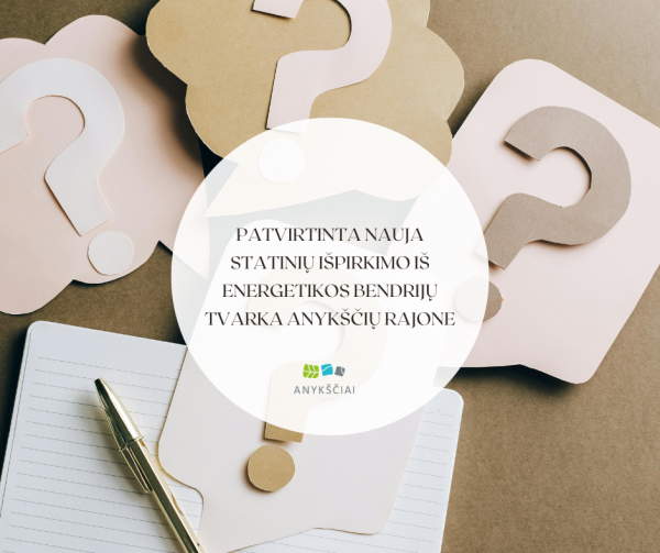 Svarbi informacija gyventojams ir energetikos bendrijoms