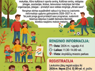 Kviečiame dalyvauti renginyje „Atrask save!“