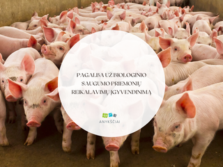Pagalba už biologinio saugumo priemonių reikalavimų įgyvendinimą