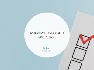 KVIEČIAME DALYVAUTI APKLAUSOJE