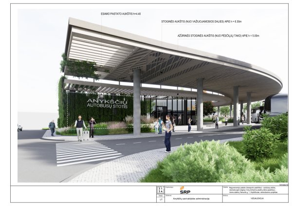 Įgyvendinamas projektas „Žaliosios infrastruktūros plėtra urbanizuotoje aplinkoje Anykščiuose (II...