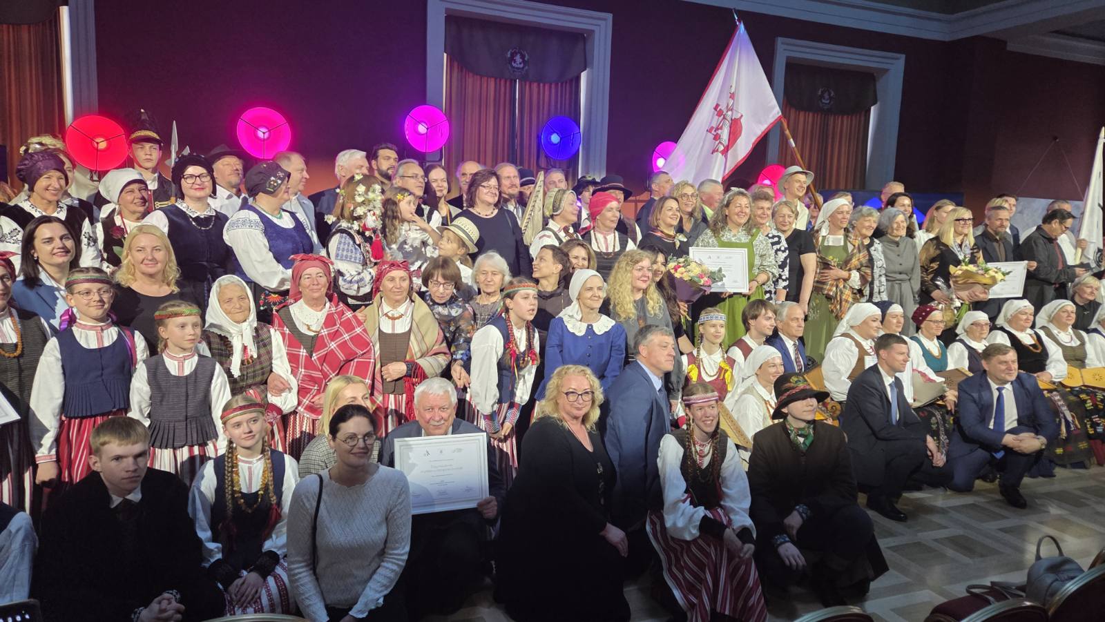 Apdovanojimų ceremonija Vilniaus rotušėje